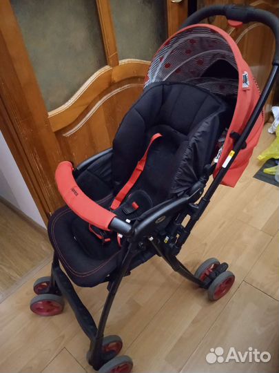 Легкая прогулочная коляска трость aprica flyle