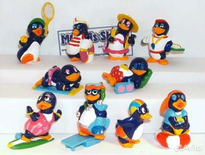 Пингвины киндер 90-х, все три серии