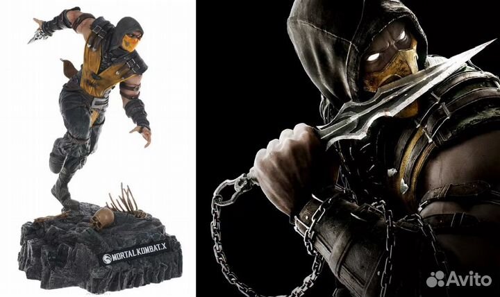 Скорпион игрушка Scorpion фигурка мортал комбат