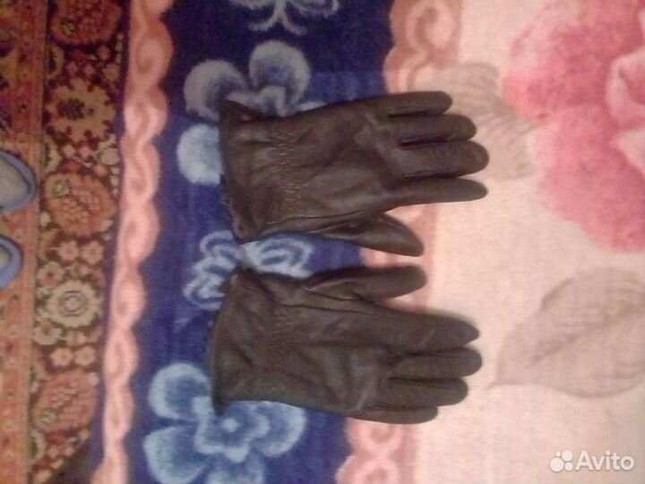 Мужские кожаные перчатки