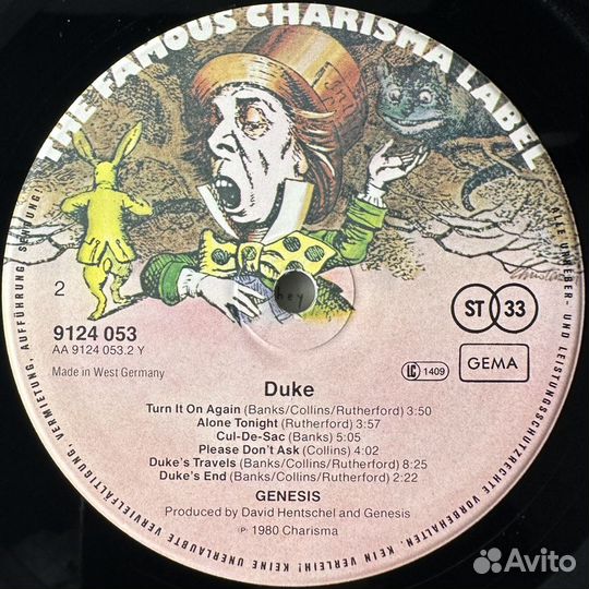 Genesis – Duke (Германия 1980г.)