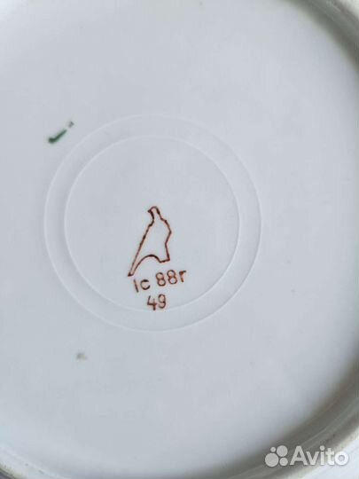 Тарелки с позолотой