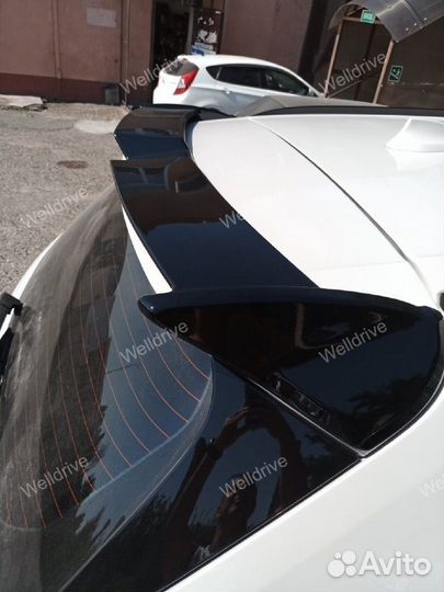 Спойлер BMW X5 F15 X5M F85 с выемкой черный