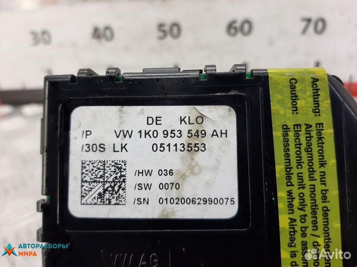 Датчик угла поворота руля Skoda Octavia (A4) рест