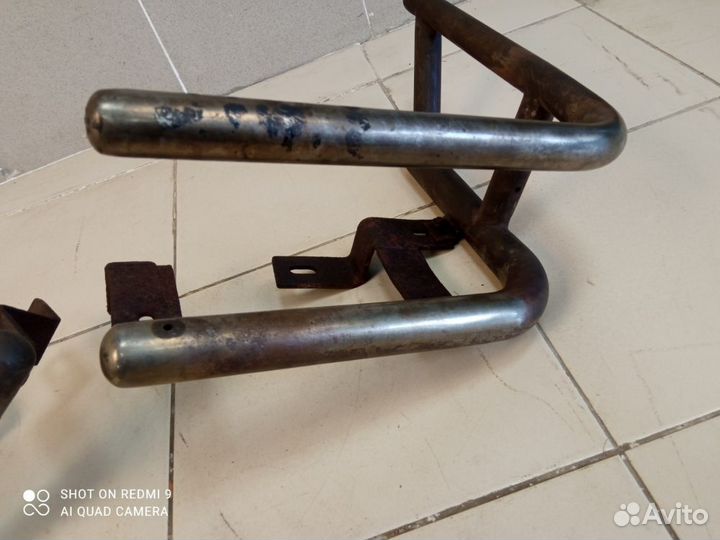 Защита боковая заднего бампера Mercedes Benz w463