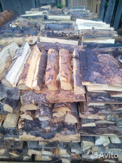Дрова колотые сухие