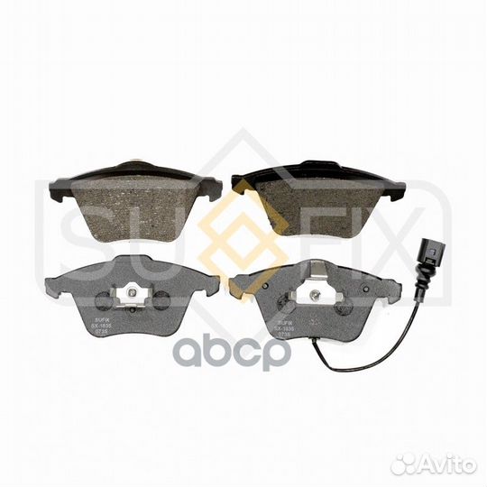 Колодки тормозные передние SX1635 sufix