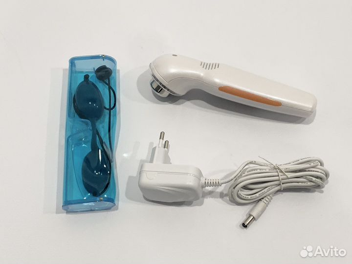 Массажёр для лица ультразвуковой со светотерапией