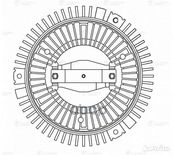 Вискомуфта привода вентилятора LMC 15163 luzar