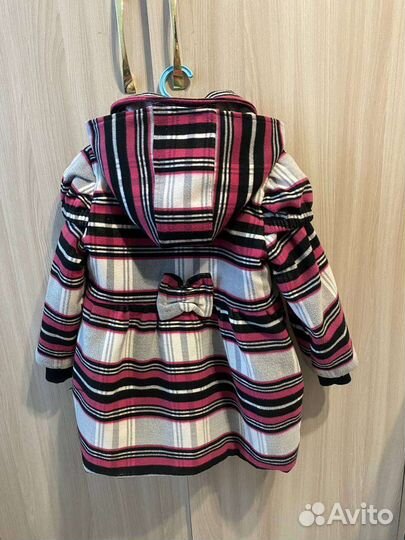 Пальто для девочки 116 демисезонное