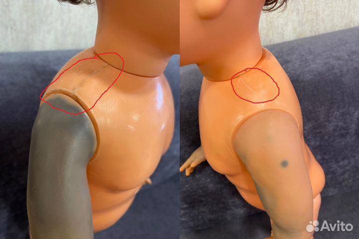 Кукла 60-70х годов, ГДР: ремонт, запчасти, ооак