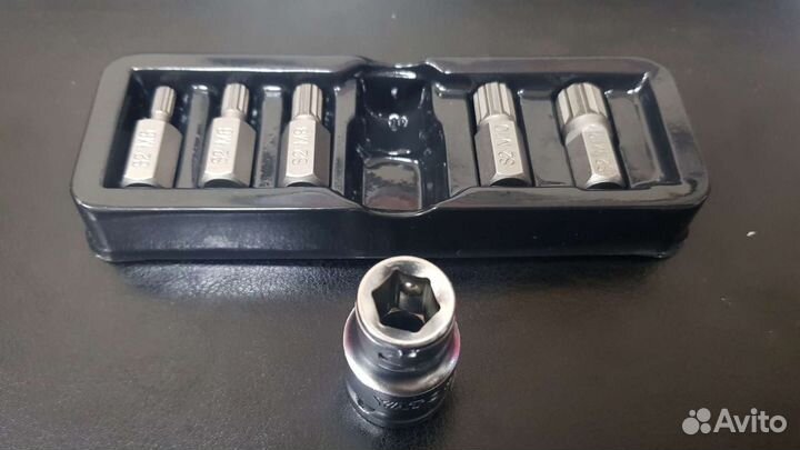 Набор бит для Vag авто с адаптером под 1/2