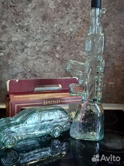 Коллекционные бутылки из под коньяка