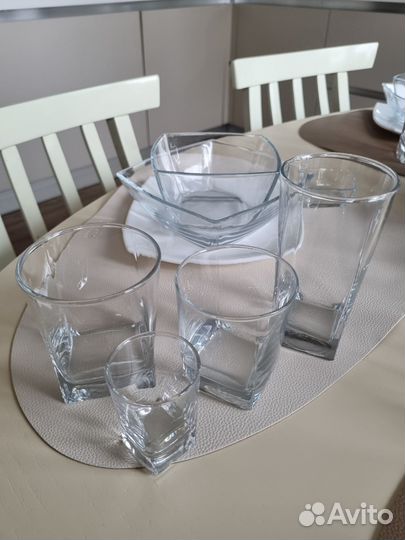 Стаканы стекло из одной серии наборы