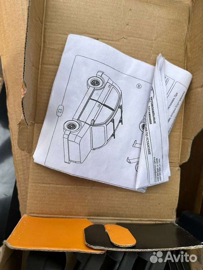 Крепления для багажника на рейлинги, priora