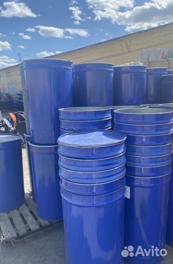 Бочки металлические бу 240л