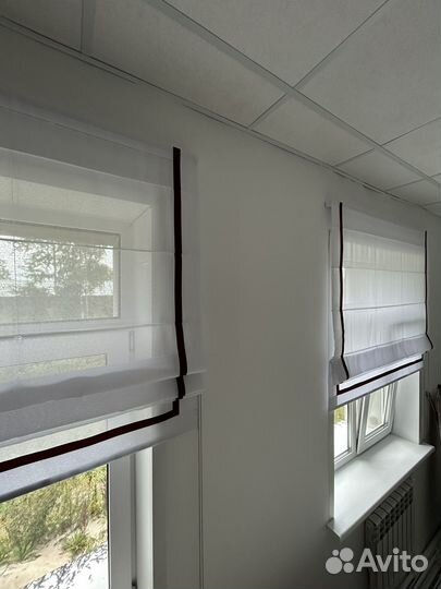 Римская штора, полупрозрачная