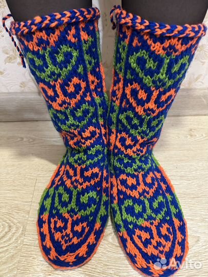 Вязанные носки