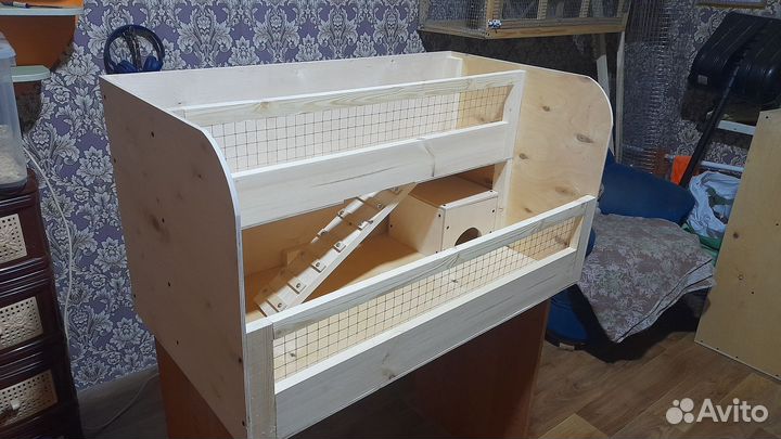 Вольер витрина для морских свинок