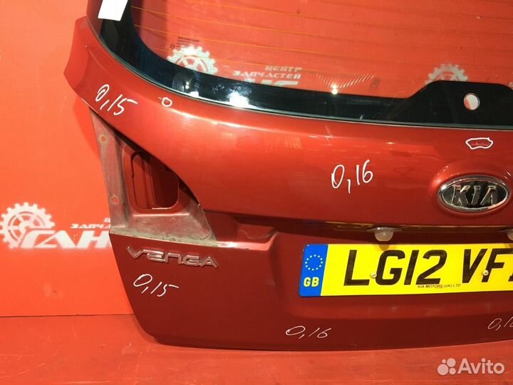 Дверь багажника задняя Kia Venga хетчбэк G4FA 1.4L