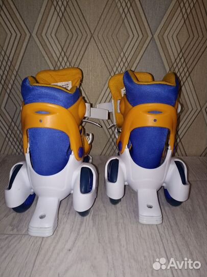 Роликовые коньки детские раздвижные от 2 лет