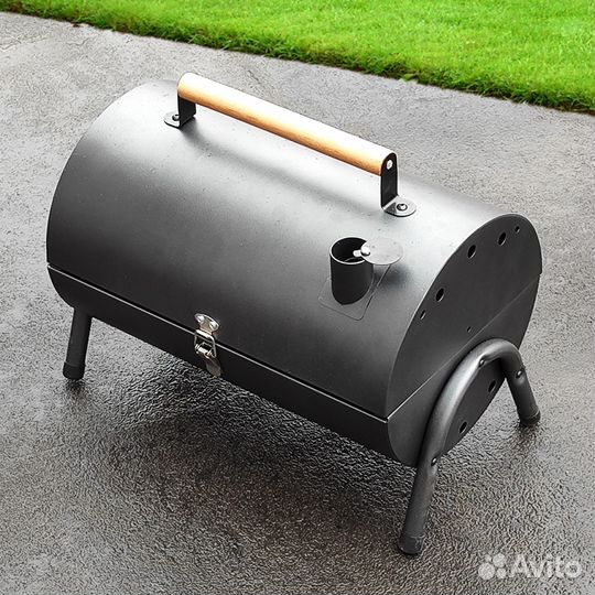 Мангал, Гриль, барбекю угольный с крышкой