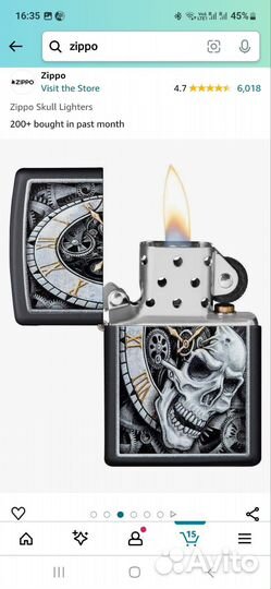 Зажигалка zippo новая