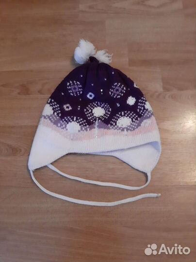 Шапка для девочки 3-4 года