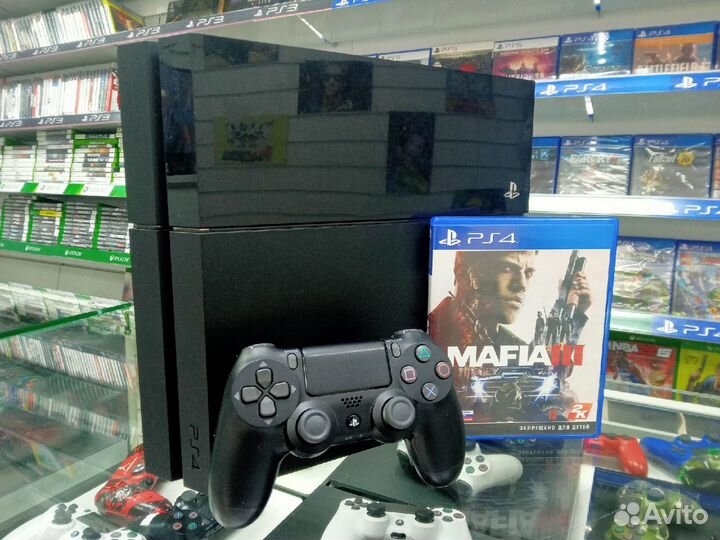 Sony PlayStation 4 Fat 500GB + Игра Mafia 3