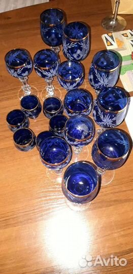 Набор бокалов и рюмок. 18шт