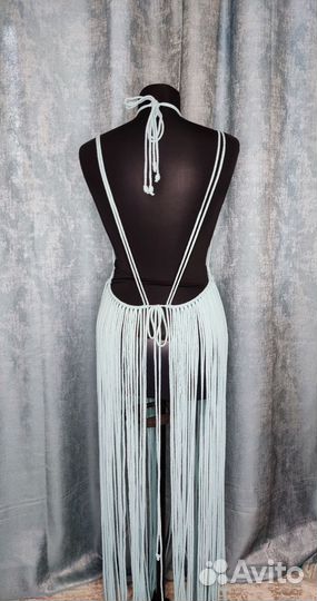 Платье накидка туника макраме