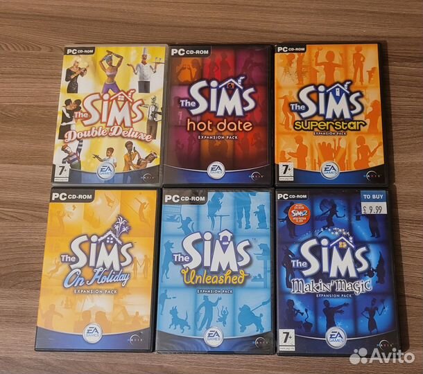 Диски с игрой The Sims 1