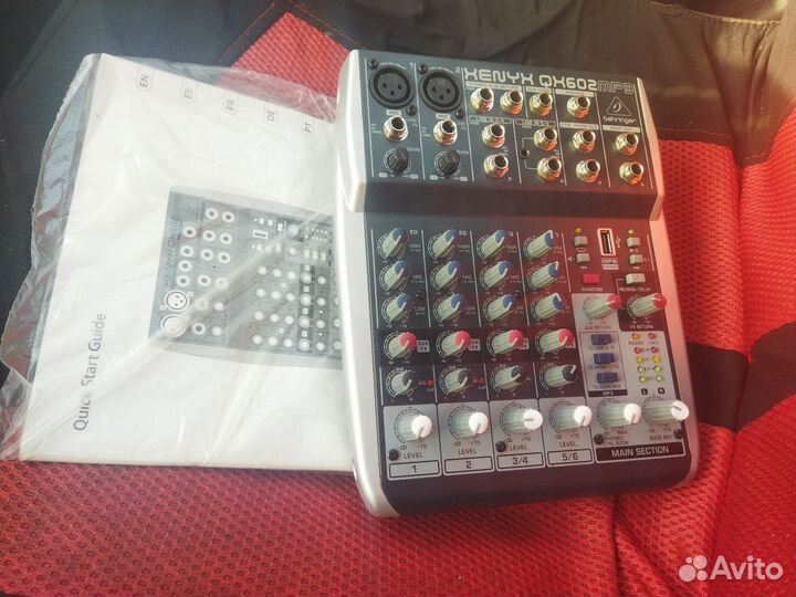 Микшерный пульт behringer xenyx qx 602