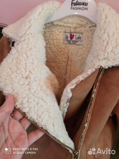 Дубленка для девочки