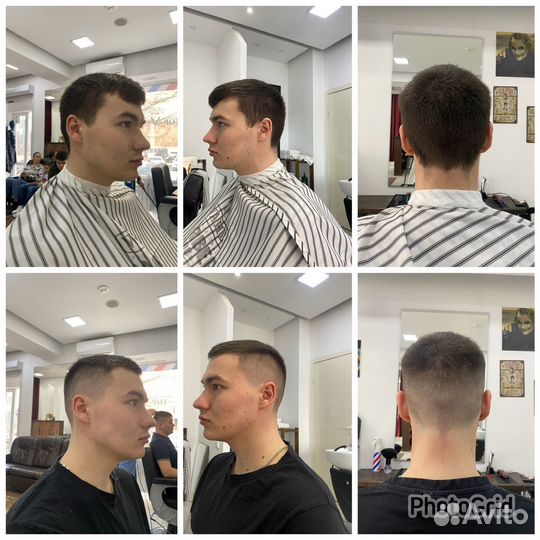Мужские стрижки и оформление бороды от барбера