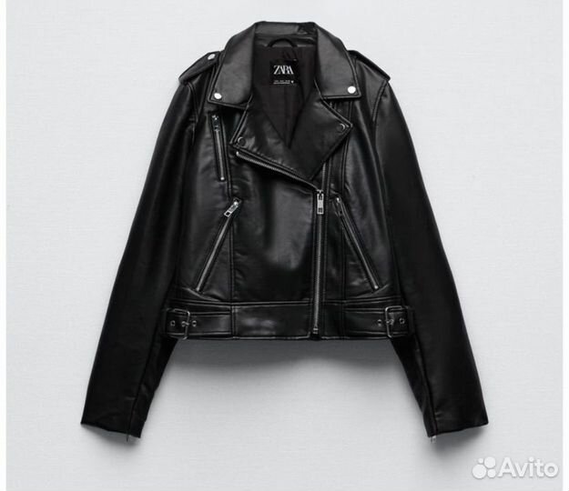 Кожаная куртка Zara
