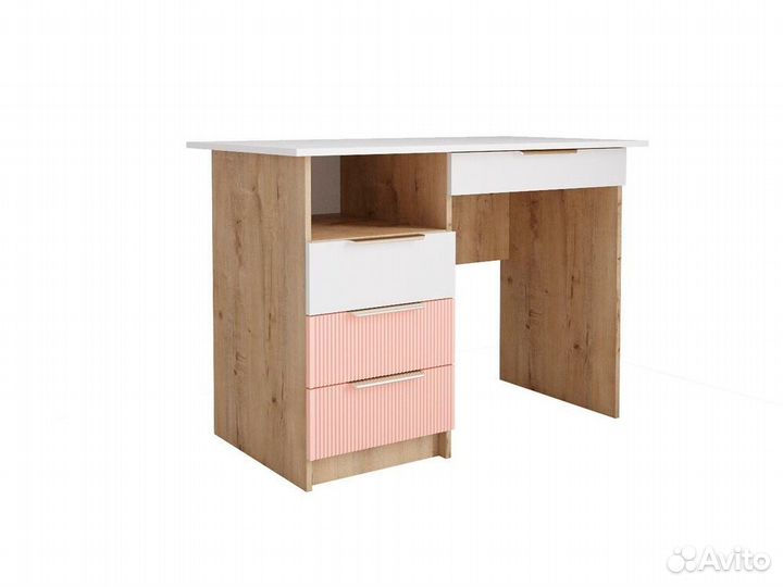 Модульная детская Лавис (Белый софт/Персик софт/ко