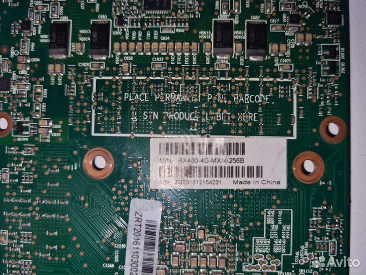 Видеокарта AMD RX 480 для iMac 27 и ноутбуков