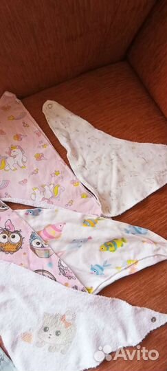 Слюнявчик/нагрудник 6 штук