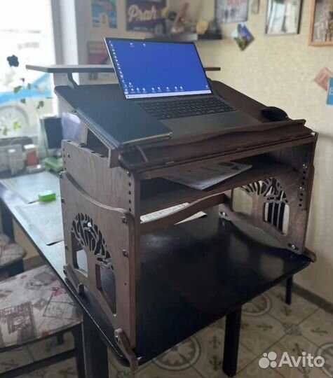 Столик для ноутбука, для работы стоя, Живи Стоя