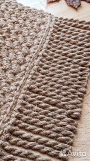 Джутовый ковёр, мочалки, корзинки