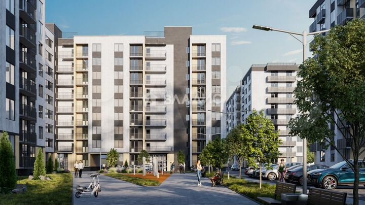 2-к. квартира, 57,6 м², 4/9 эт.