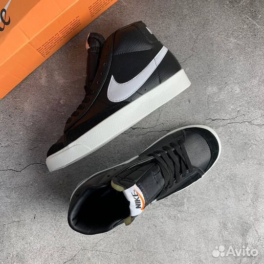 Кроссовки Nike Blazer Mid 77 Black Sail (36-45)