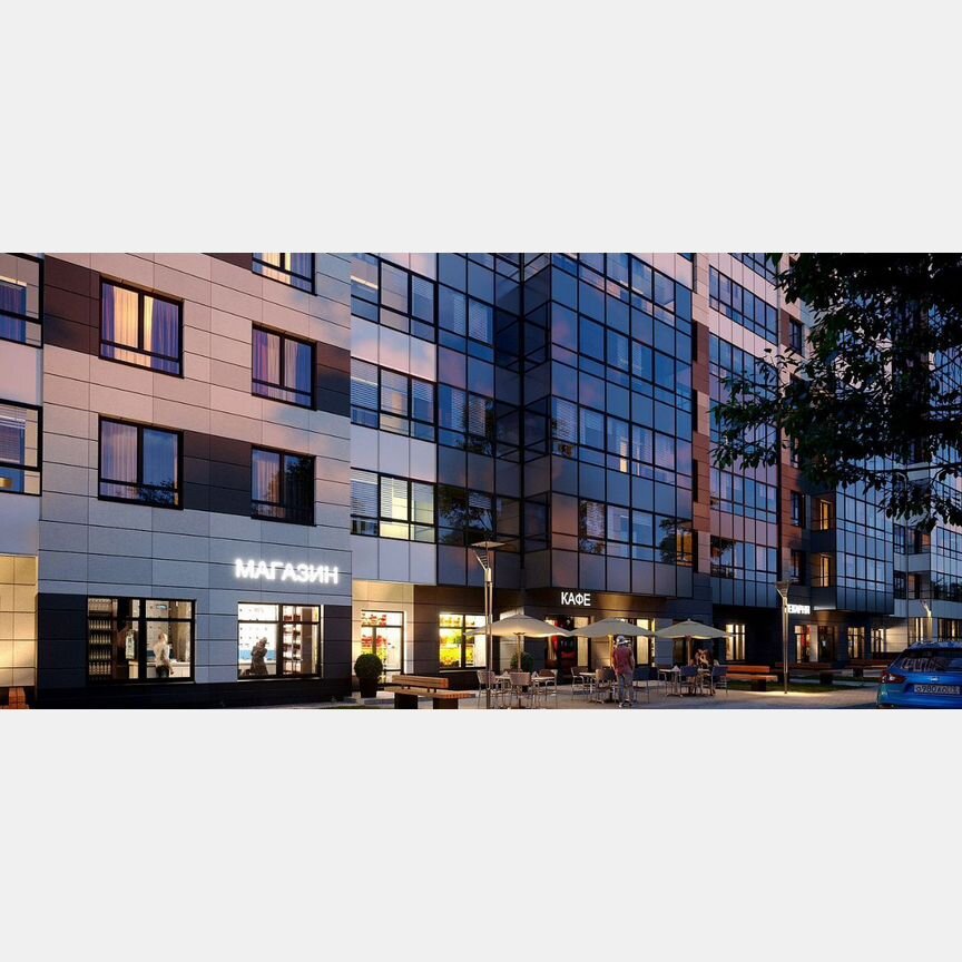 2-к. квартира, 45,4 м², 20/24 эт.