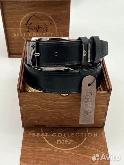 Мужской кожаный ремень