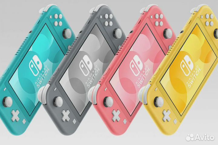 Nintendo Switch lite прошитая с играми