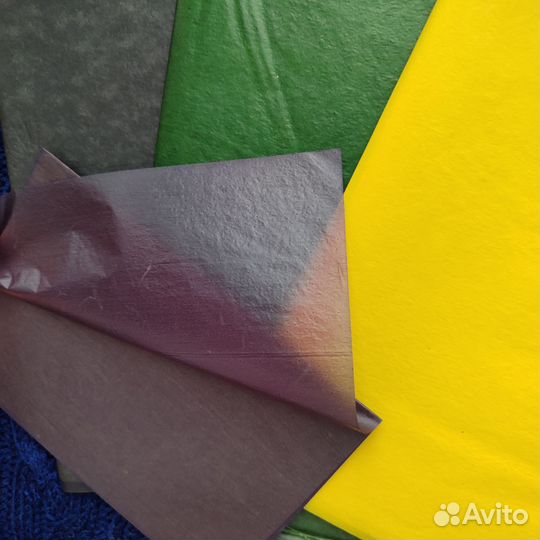 Копирка цветная СССР Копировальная бумага