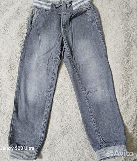 Джинсы на резинке р.122