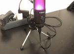 Микрофон Maono AU-PM461TR RGB, разъем: USB, черный