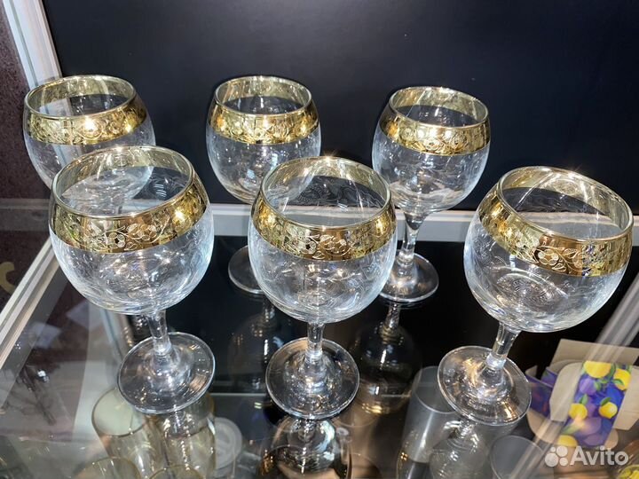 Бокалы вино Гусь-Хрустальный